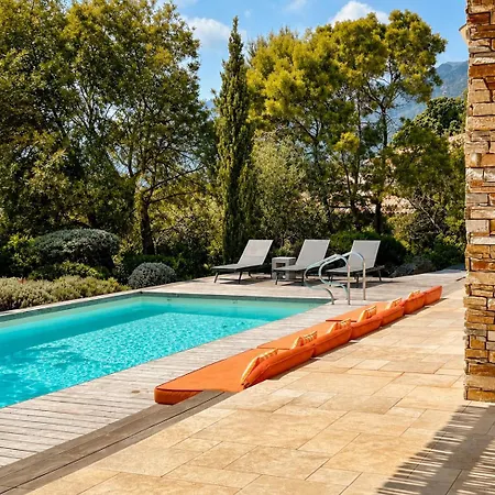 Villa Terra Vecchia, 6 Ou 12 Personnes, Vue Imprenable, Piscine Chauffée