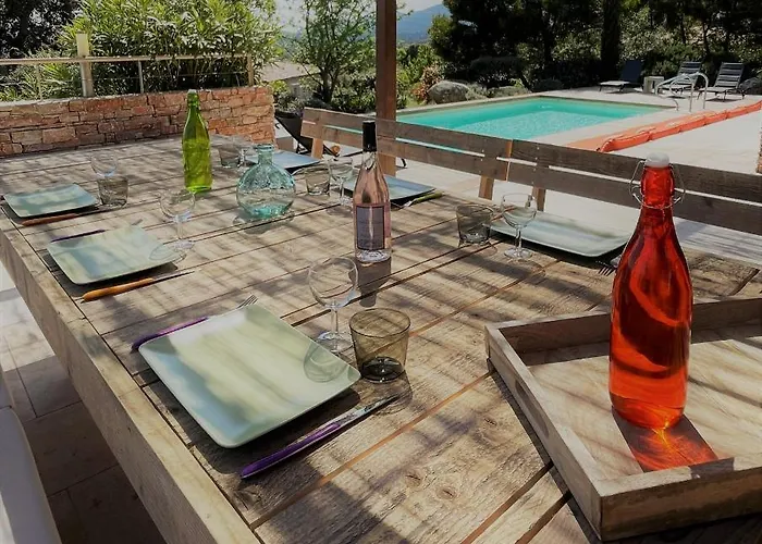 Villa Terra Vecchia, 6 Ou 12 Personnes, Vue Imprenable, Piscine Chauffee Porto-Vecchio (Corsica)