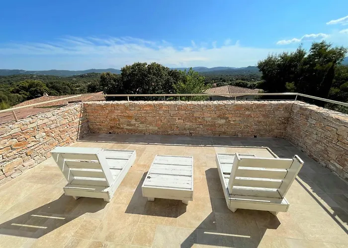 Terra Vecchia, 6 Ou 12 Personnes, Vue Imprenable, Piscine Chauffee * Porto-Vecchio (Corsica)